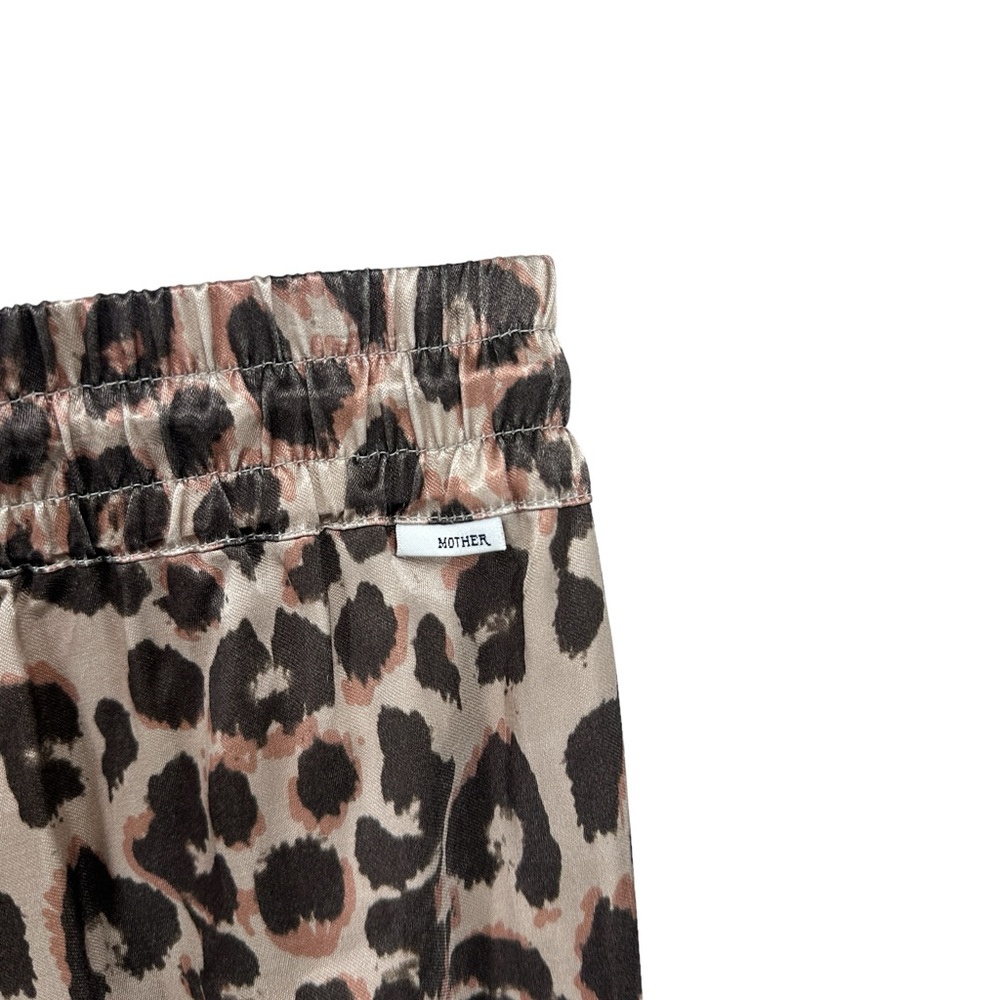 MOTHER Leopard Print Ankle Pants with Stripes - Picture 7 of 9